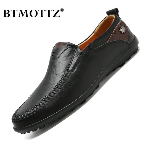 

men shoes casual 2020 genuine leather italian men loafers moccasins slip on mens driving shoes black plus size 47