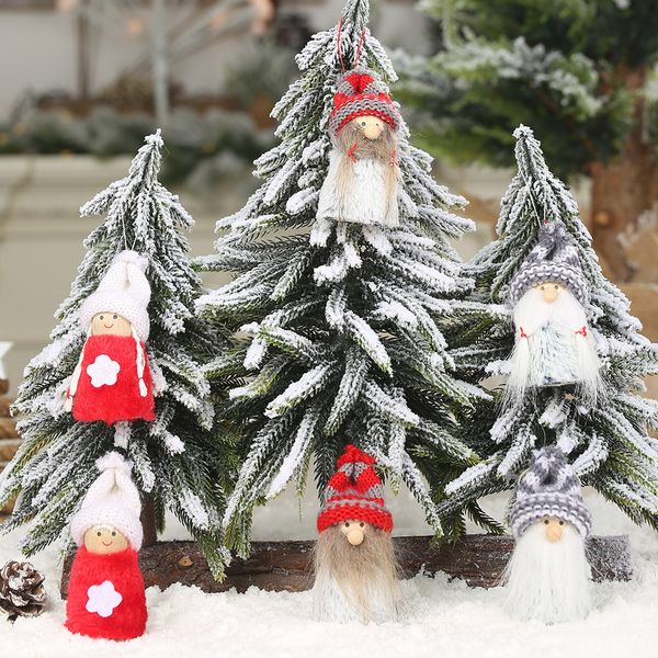 

пунктом санта девушка newetya ангела 2pcs decor симпатичные куклы hat рождественская елка украшения кулон дети игрушки xmas party для дома