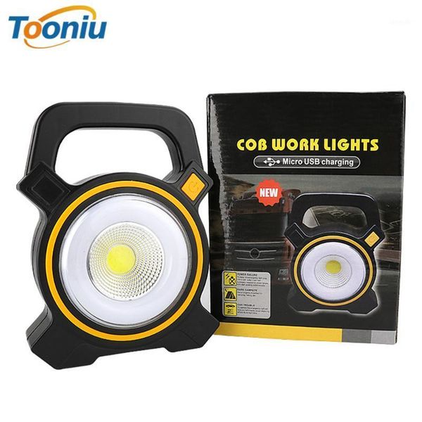 

rechargeable led work light solar led portable light can be used as a mobile power source suitable for camping1
