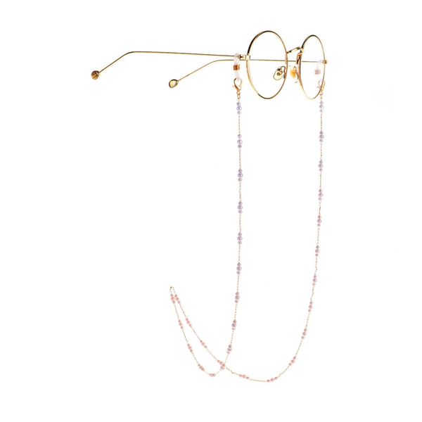 

2020 luxury chic handmade pearl beads pearl sunglasses lanyard strap necklace metal eyeglass chains cord reading glasses chain h bbyheb