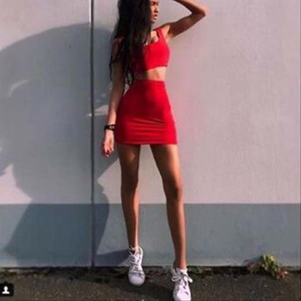 

women tracksuit women 2 piece lace up bandage bodycon dress casual crop set clubwear, Gray