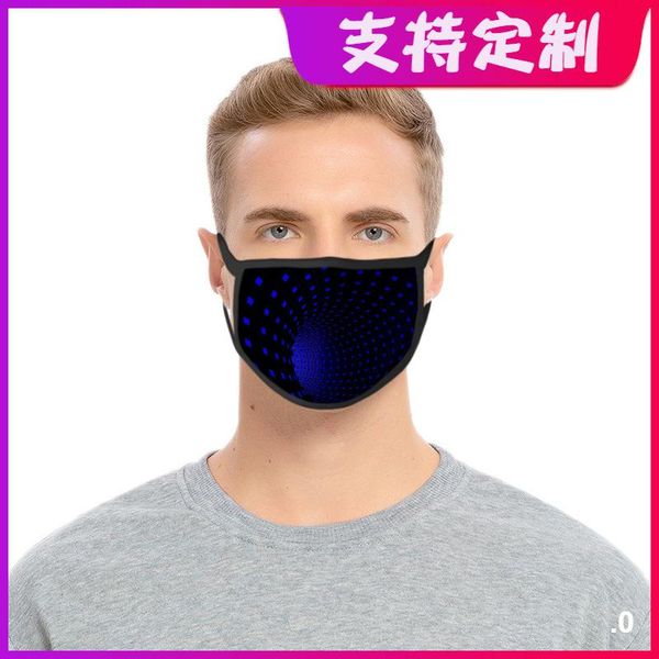 

mask dustproof print mask water wash water resistance cotton cloth mask reusable dustproof bbyowy alice_bag, Black
