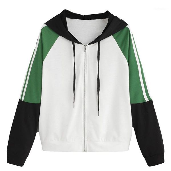 

womail patchwork coat outerwear women 2019 new fashion woman autumn blue hooded coat women ladies autumn coats1, Black;brown