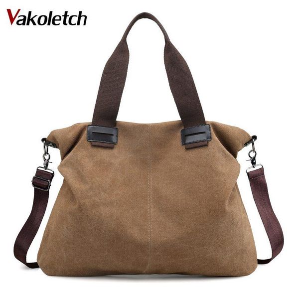 

ladies shoulder messenger bag for women 2020 spring new canvas handbags casual wild commuter bag fashion solid color kl432