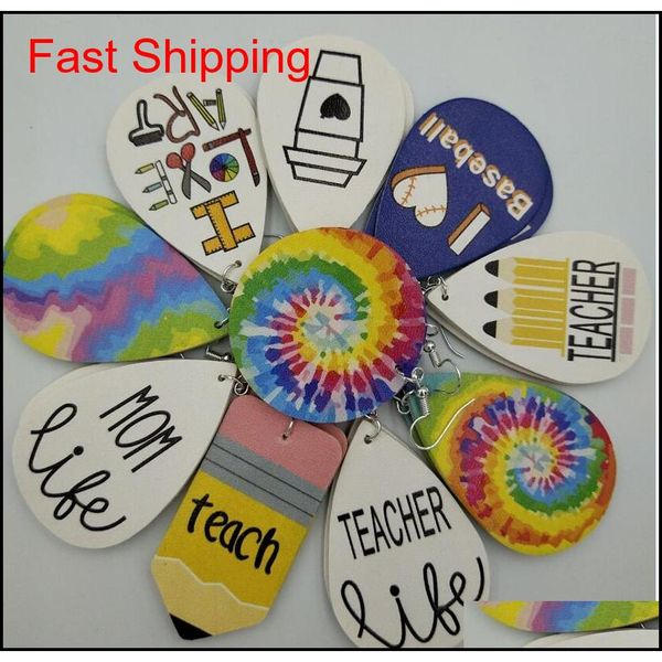 

unique design cut out rose floral print leather teardrop earrings for women tear qylbzd bde_home, Silver