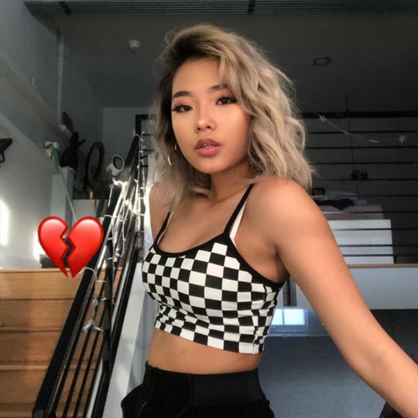 

tank women plaid tank short crop backless party short vest, White