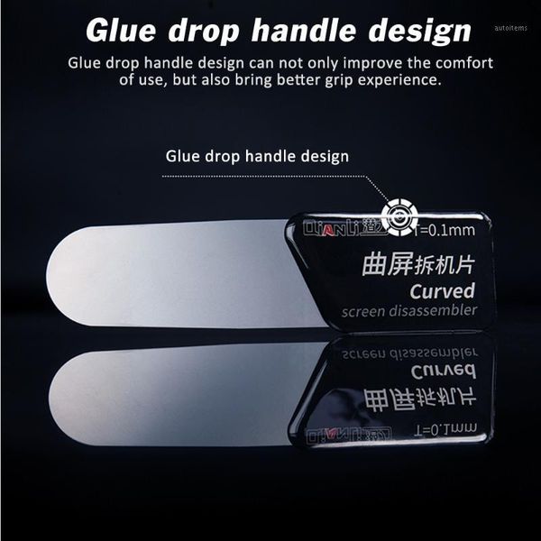 

pry blade new disassemble card curved screen mobile phone lcd open layer separation tool teardown card thin pry blades1