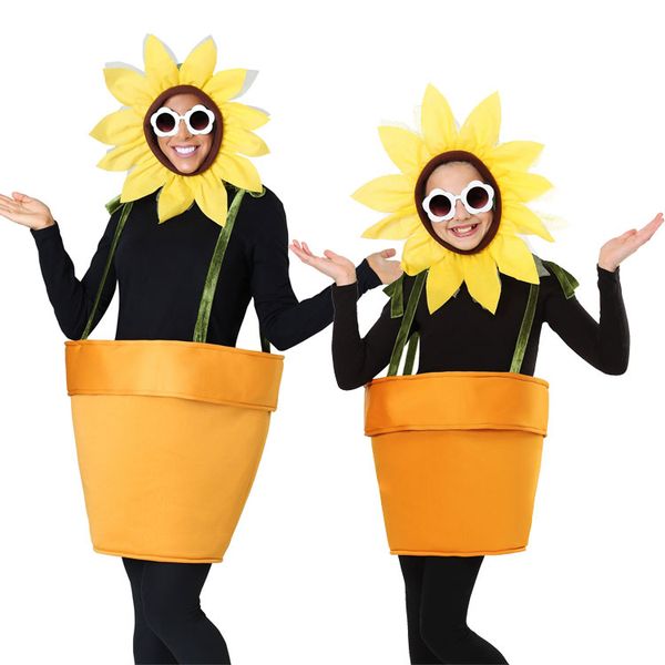 

mascot costumes mascoct sunflower sunflower cartoon doll costume customized halloween carnival fancy party props toys birthday gifts, Red;yellow