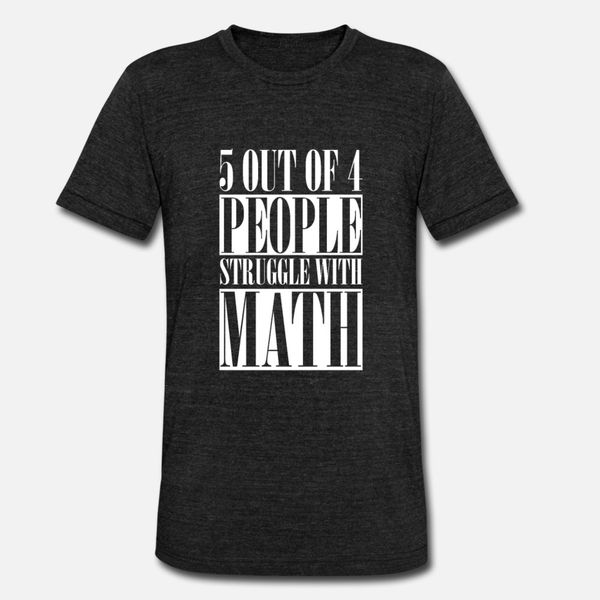 

5 из 4 человек борьба с math смешная школа t-sh t shirt top крупногабаритные summer tracksuit фуфайки hoodie