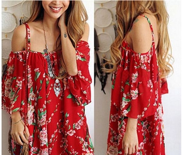 

1142 new large size women's printed chiffon suspender skirt sling sling skirt shirt suspender dress osdfw, Black;gray