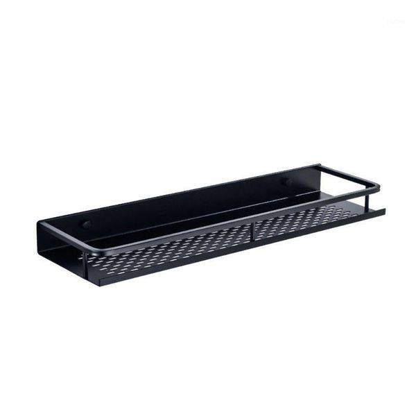 

wall mounted aluminum storage rack punch-bathroom shelf shampoo holder 448a1