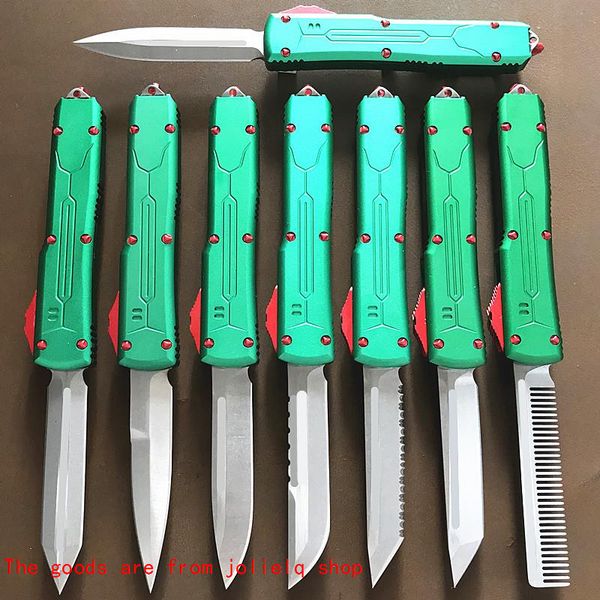 

quality 60-62hr blade hight vg10 cnc bm3300 benchmade utx85 ut121 trumpt 3 "t6 aluminum handle camping automatic knife tactical qynf dk