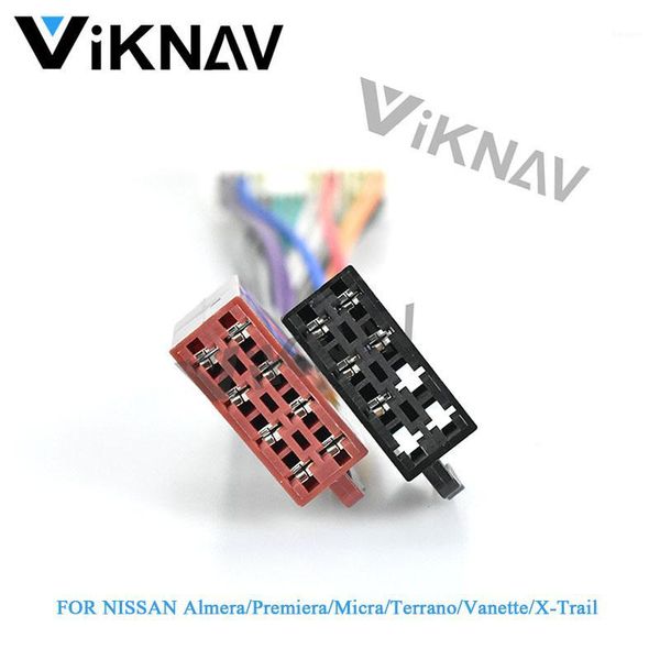 

other auto electronics 12-018 car iso radio plug wiring harness for - almera premiera micra terrano vanette x-trail wire adapter1