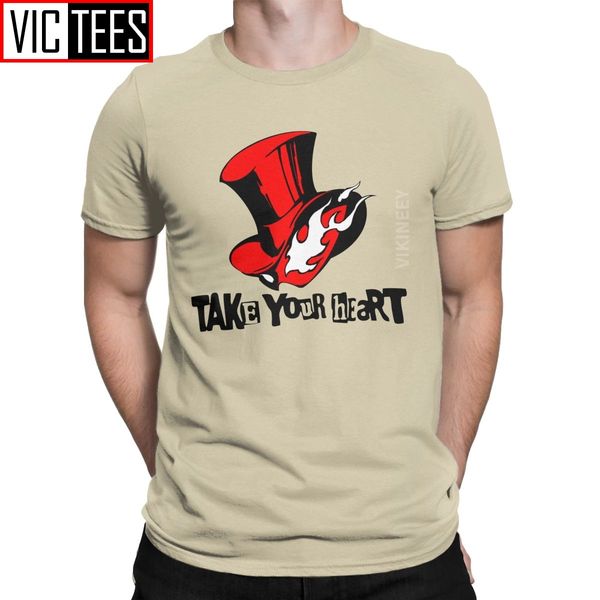 

phantom thieves persona 5 men tshirt joker heart game ryuji p5 vintage crewneck t-shirt pure cotton sport hooded sweatshirt hoodie