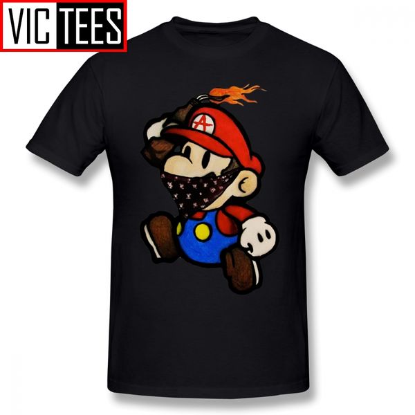 

mens molotov t shirts anarchist mario t-shirt 100% cotton man tee shirt awesome big beach printed tshirt sport hooded sweatshirt hoodie
