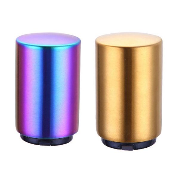 

2pcs stainless steel bottle opener matic push down beer bar cap opening tool openers home kitchen gadgets dropshipping bbybcl