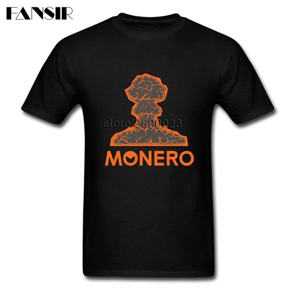 

большой размер monero забавный тис рубашка мужская с коротким рукавом на заказ men t shirt guys одежда топы спортивные толстовки с капюшоном