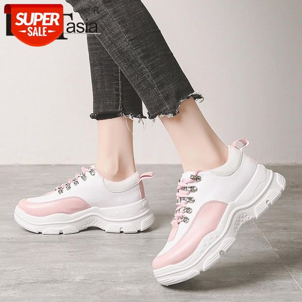 

doratasia concise autumn female mixed-color sneakers cool flat platform sneakers women brand metal decorating shoes woman #bf9r