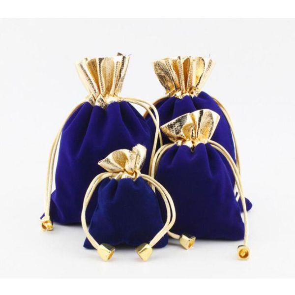 

50pcs/lot multi size elegant red velvet pouch gift drawstring pocket bag wedding candy jewlery packing bag can customi sqcpbf