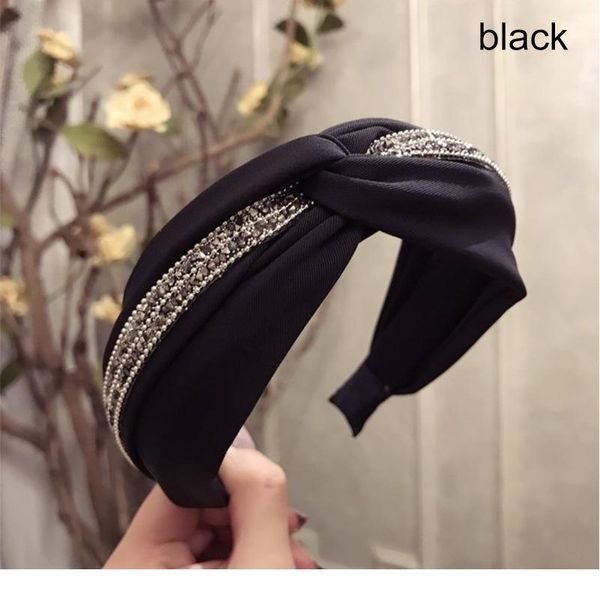

q crystal headband for women luxury bezel hair accessries women headbands hairbands girls wide side hair hoop h jllszd
