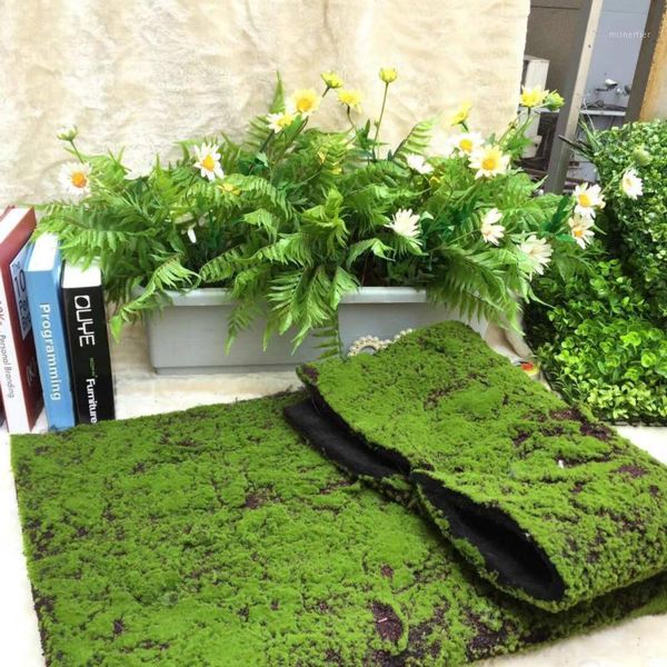 

cactus artificial flowers fake plants spruce moss for decoration garland grass stone skin simulation lawn bonsai wall landscape1