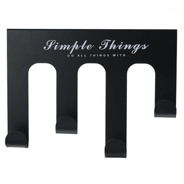 

hooks & rails behind the door 4 linked carbon steel clothes hat scarf storage hangers hanger wall mounted coat hook decorative1