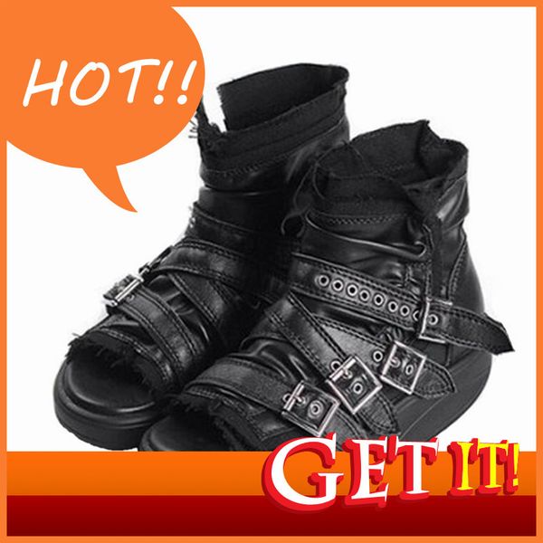 

peep toe trepadeiras women summer leather genuine women's beach gladiator sandals ankle boots cunhas g453, Black