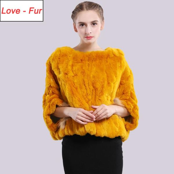 

scarves 2021 style autumn winter lady genuine real rex fur poncho scarf women soft 100% shawl, Blue;gray
