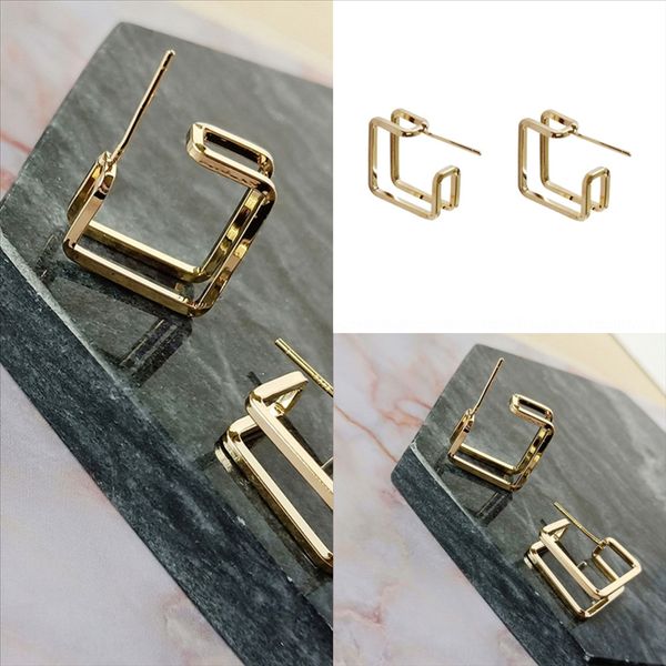 

f7ei fashion delicate sterling silver shiny crystal three charm sier zircon cz stud earring for women star wedding jewelry set neckla, Golden