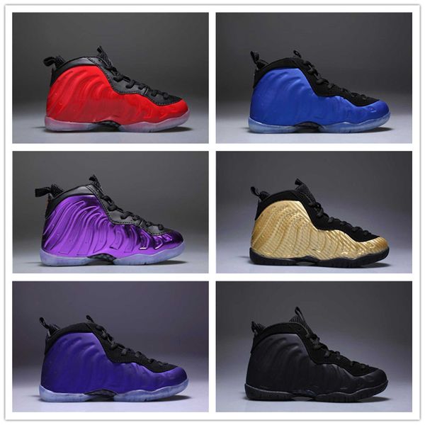 

eggplant penny hardaway kids basketball shoes black fruity pebbles infant children athletic pippen duncan sports toldder sneaker