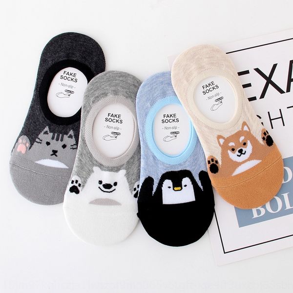 

независимая упаковка sockscat лодка sockskorean кошачьи невидимые женские носки мило универсален жаркое лето женского лодка носки jrw4u, Black