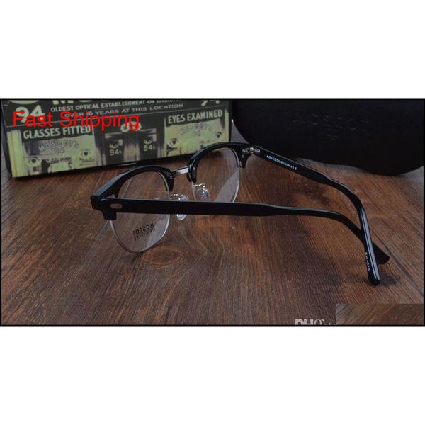 

2017 new arrived retro vintage brand mos yukel johnny depp prescription glasses optical eyeglasses spe qylppd queen66, Black