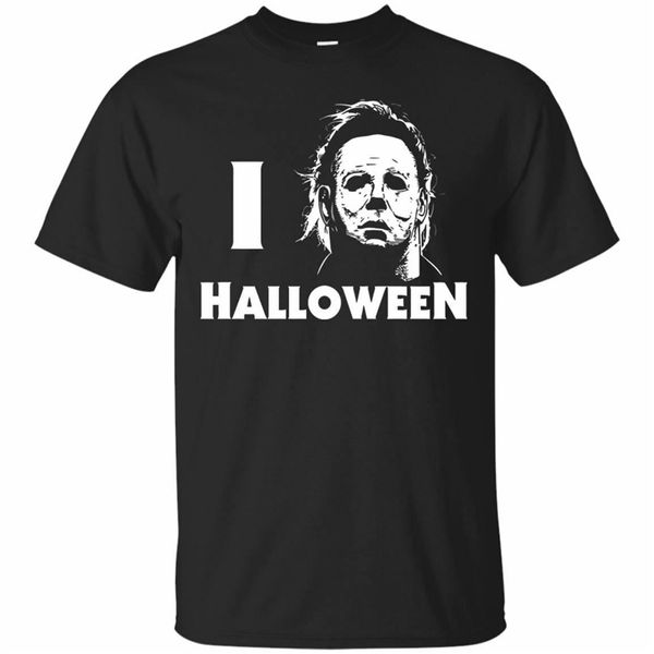 

michael myers i love halloween horror movie short sleeve 3xl loose size ajax funny sport hooded sweatshirt hoodie t shirt