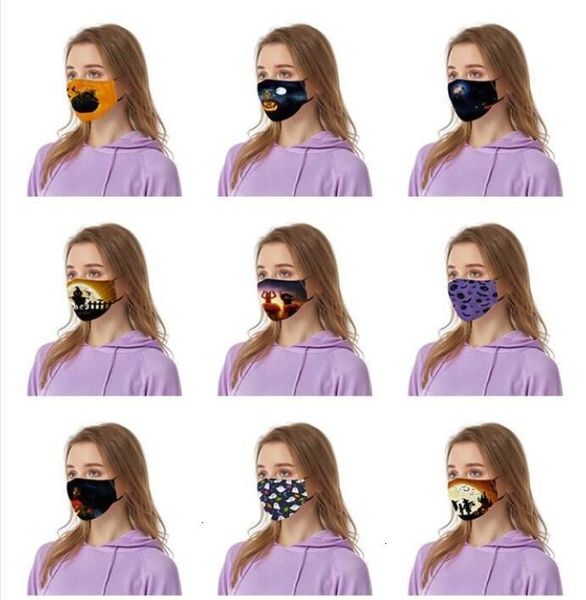 

funny 23 halloween us pumpkin stock styles face party masks cosplay cotton mask anti dust mouth cover washable reusable fy9183