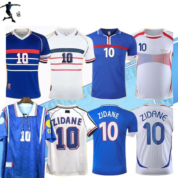 

1996 home away retro soccer jerseys 82 84 86 96 98 00 02 04 06 zidane henry maillot de foot football shirts rezeguet desailly classic vintag, Black;yellow