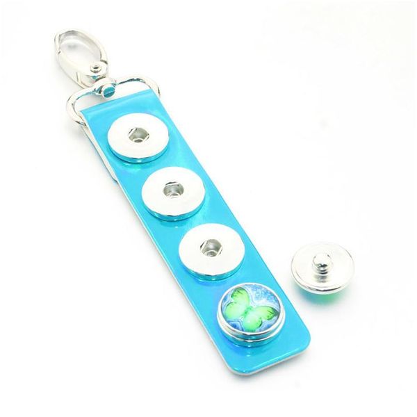 

boom life 4 color snap key chain for keyring women radiation keychain bag charm pendant fit 18/20mm snap button jewe bbynmy