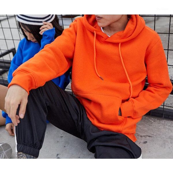 

orange hoodie sweatshirts hooded men women couple dress streetwear winter fleece warm clothes xxl hip hop clothing hd241, Black