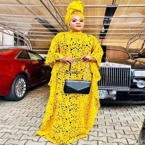 

new lace africa dress african dresses for women african clothes 2020 dashiki organza bow taditional boubou robe africaine femme1, Red