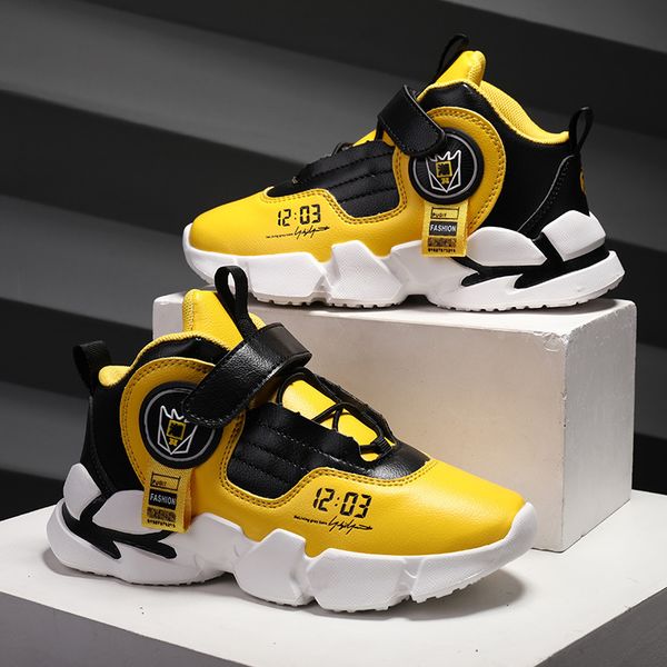 

autumn new fashionable breathable leisure sports running shoes for girls shoes for boys kids shoes, Black;red