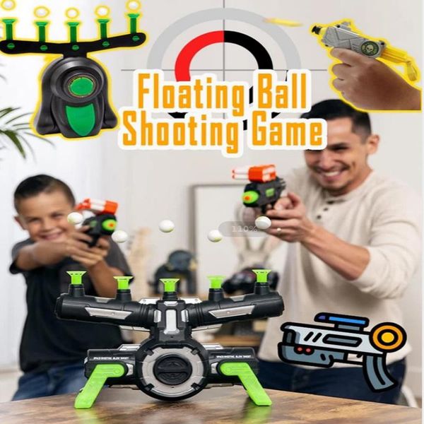 

floating ball shooting game air hover sfloating target game kids toy for holiday season & parties fun party supplies dropshi