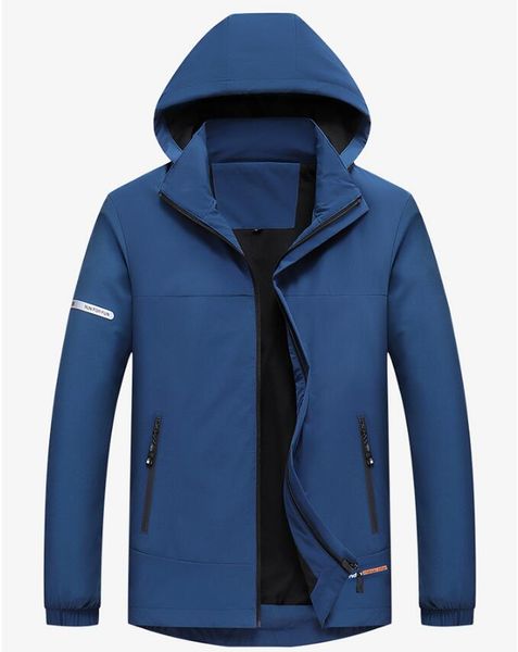 

2021 new spring men's jackets outdoors windproof male hooded coats 8fsd, White;black