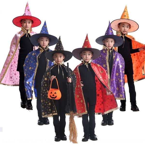 

uknd1 five-pointed props female witch cloak and e2xsz halloween star cloak halloween props decoration children products propshat