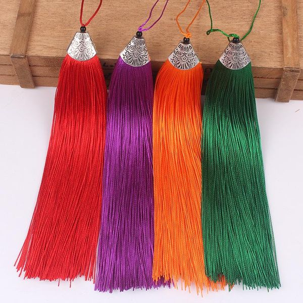 

2pcs lot 17cm tassel decorative silk diy tassels silk tassel sewing fabric accessorie fringe trim for diy pendant tassel decor h wmtnyp