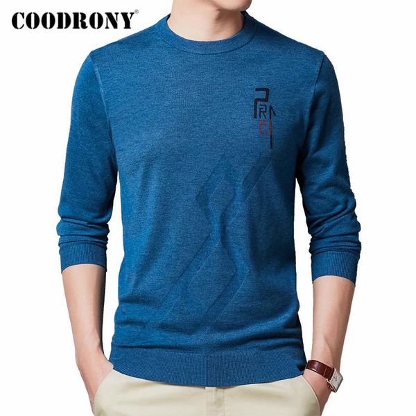 

coodrony brand sweater men spring autumn casual o-neck pullover men clothes fashion thin knitwear pull homme cotton shirt c1030, White;black