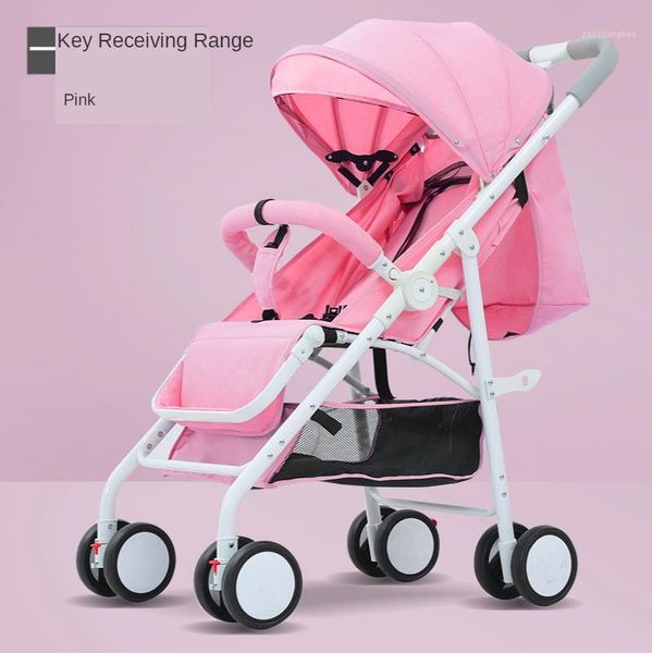 

high-view baby stroller can sit reclining lightweight folding absorber baby umbrella car four-wheeled children stroller1