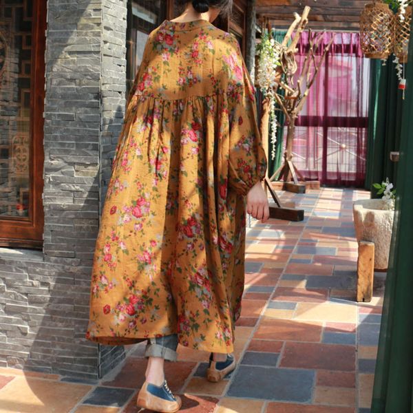 

2019 luogu clay comfortable double layer washed cotton nostalgic flower handle loose quarter sleeve baby shirt 1015, White