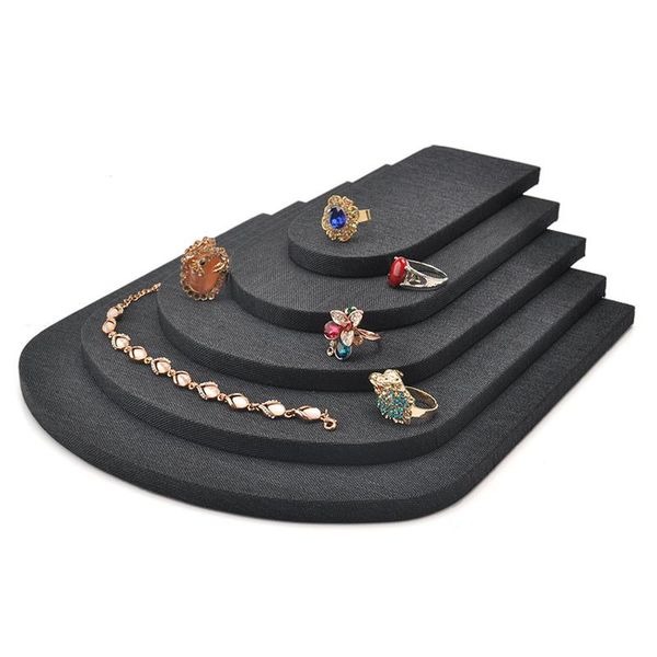 

ring jewelry display stand toy mobile wallet bracelets display shelf plexiglass five-piece necklace * earring rack, Pink;blue