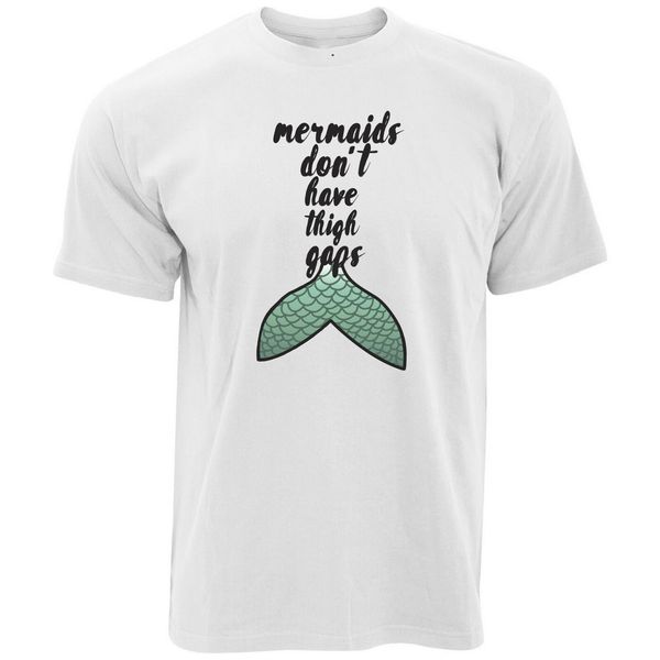

body positivity tee t shirt mermaids don't have thigh gaps slogan funny myth t-shirt digital printed sport hooded sweatshirt hoodie