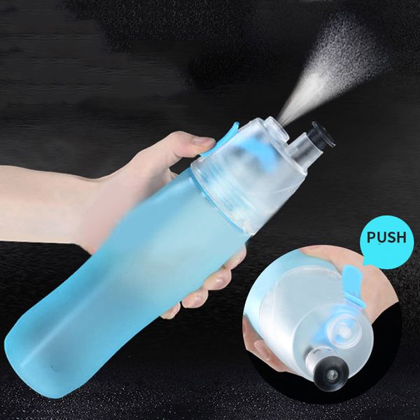 

sports cooling spray water bottle 740ml 25oz outdoor camping travel water bottles plastic frosted cup leak-proof water bottle vtky2189