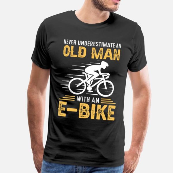 

e- bike lover gift || never underestimate an old t shirt leisure hiphop custom tracksuit hoodie sweatshirt